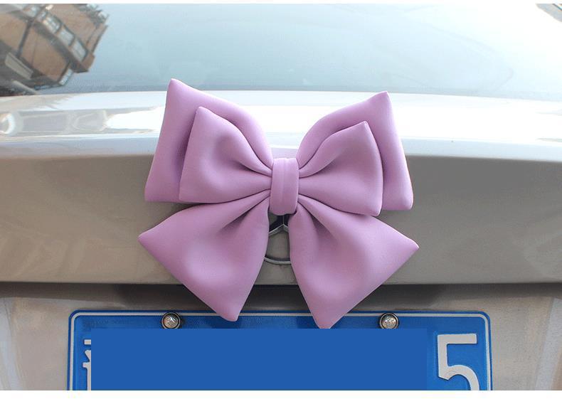 Car Tail Bow Decoration Pendant Trunk Car Sticker Accessories Car Tail Ornaments Car Motorcycle Doll
