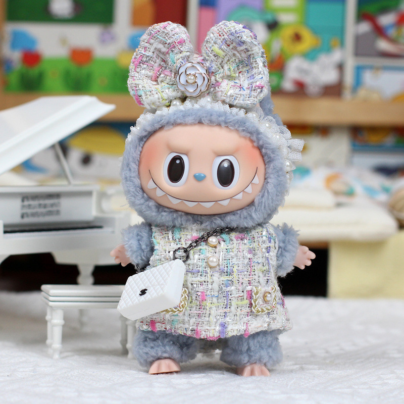 洋服のみ】ラブブベビー服 17cm ラブブ服 心ときめくマカロン ビニールフェイスドール ベビー服着替え|undefined