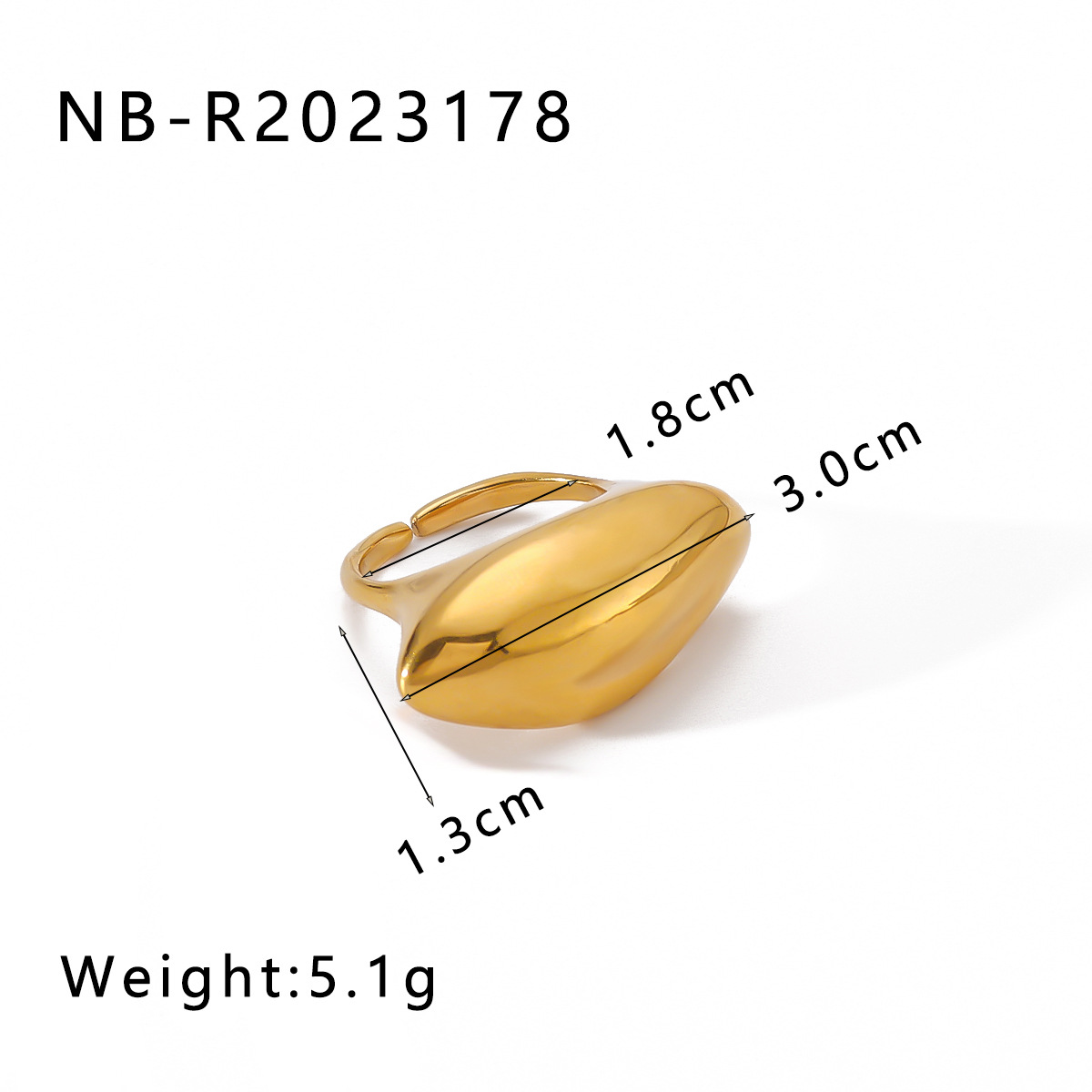 Geometric Wrap Ring For Women Designer Style Irregular Shape_voghion.com