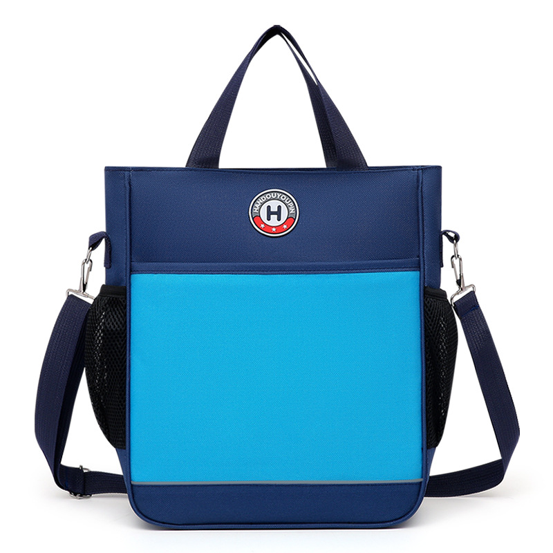 Bolsa de impresión personalizada logotipo de estudiantes de primaria bolsas de reparación de lecciones de entrenamiento de niños portátiles impresión personalizada