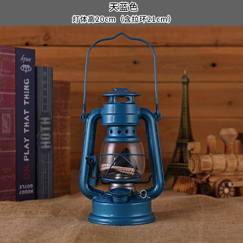 lámpara de aceite retro lámpara de caballo lámpara de queroseno portátil lámpara de camping lámpara de camping lámpara de camping lámpara de decoración de lámpara de campamento accesorios de fotografía