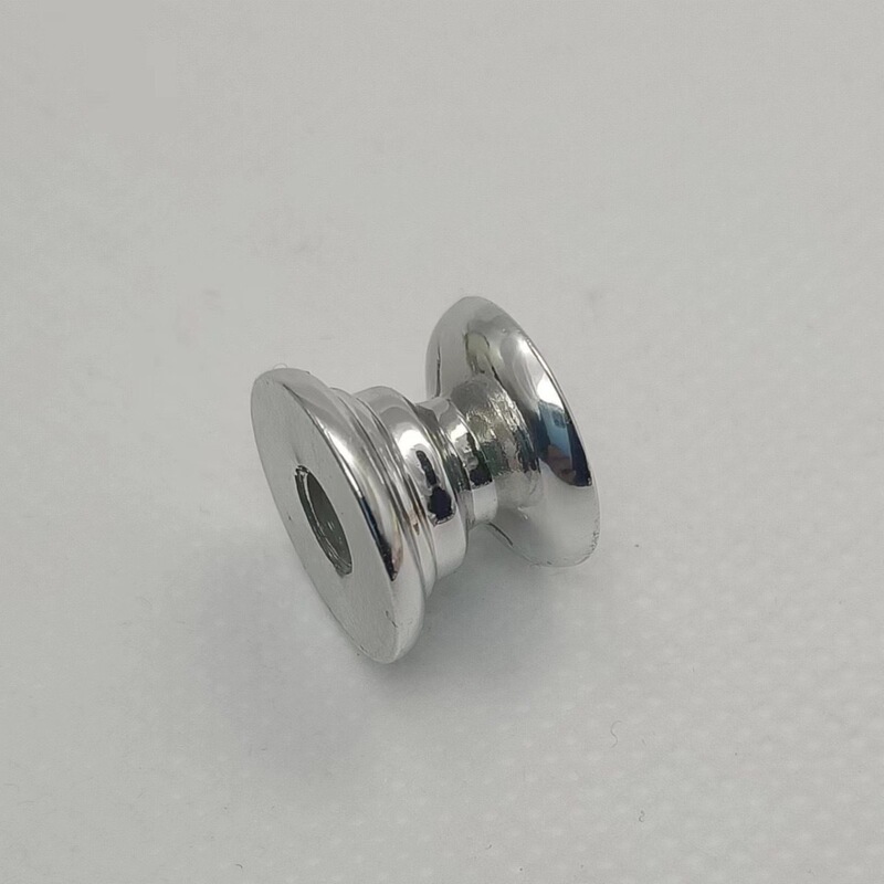 Toilet Press Base Accessories, Plastic Silver-Plated Small Base, Water Tank Flush Button Base, Dedicated for Nail Art