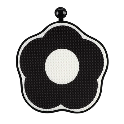 Interior Cushion Lumbar Support Creative – Headrest - ice-silk-white-edge-flower-front-row