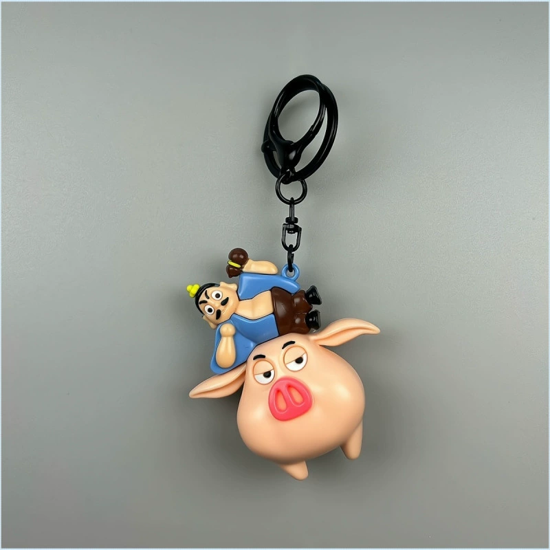 Брелок серии Nezha Magic Child, милый дух, жемчуг, кукла Nezha Ao Bing, подвеска на рюкзак, летящая свинья Taiyi