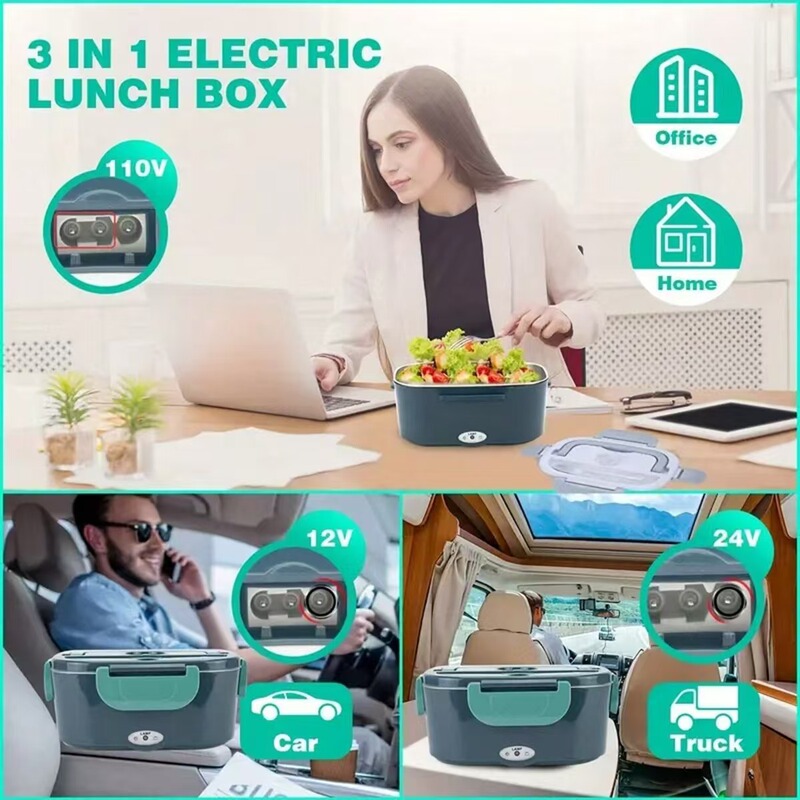 越境多機能車載電気加熱弁当箱サラリーマンはご飯を持って電気を入れて保温することができます。|undefined