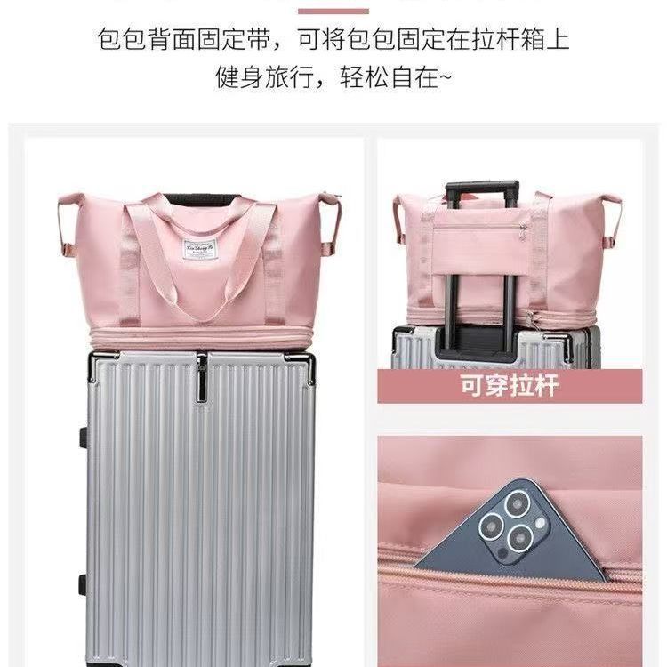 Wholesale Short-Distance Large-Capacity Double-Layer Expandable Travel Suitcase 22inch for Business Trips with Storage and Universal Wheels