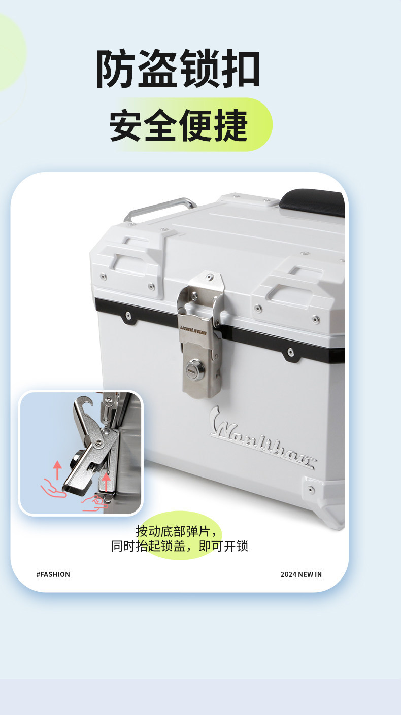 Wanlihao No.9 Orion Dz110P electric vehicle accessories modified tail box decorative scooter trunk