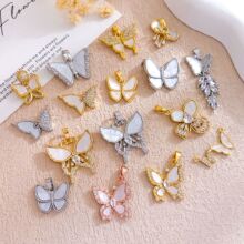 DIY�Ʒ����`�Ӻ����朵���΢��ʯ��ɫ�18K�����������