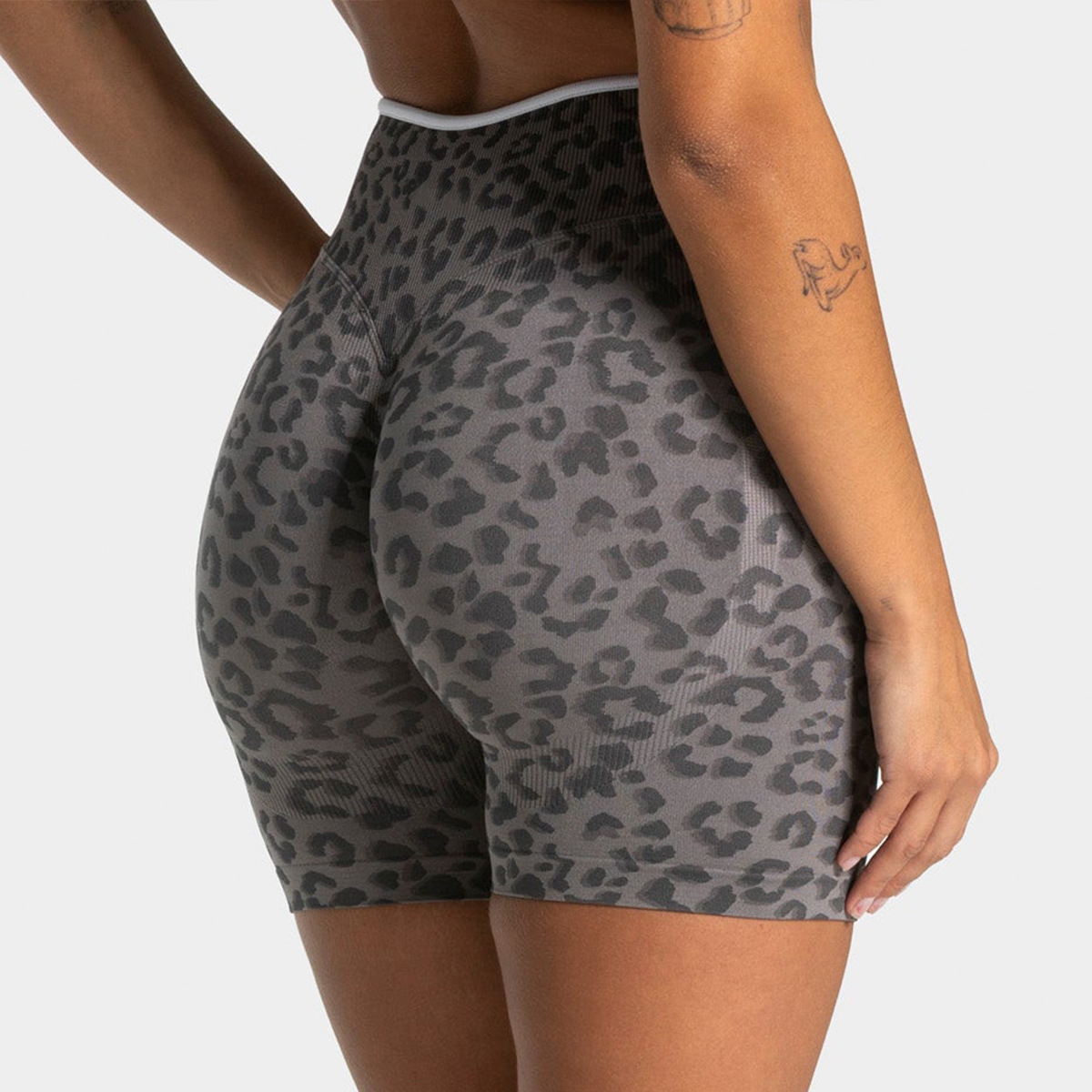 Pantalones cortos de yoga transfronterizos, cintura alta, caderas sin costuras, secado rápido, elástico, pantalones cortos apretados, deportivos, corredores, pantalones cortos de fitness