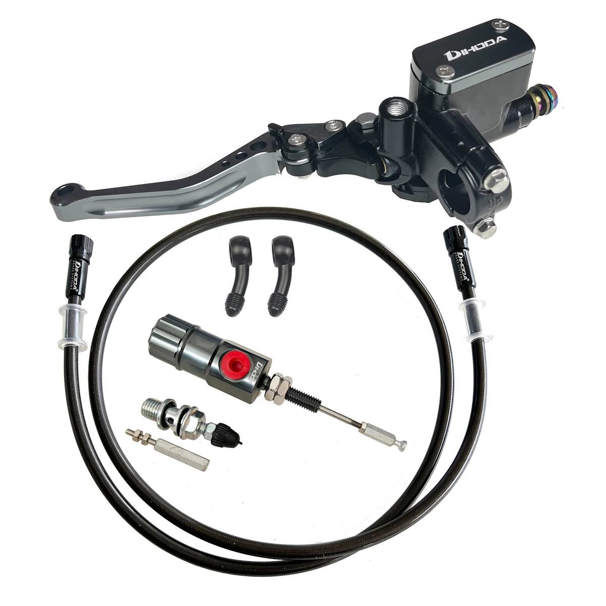 Motorcycle modified square pump clutch kit, cable-operated clutch converted to hydraulic clutch, hydraulic clutch master pump assembly parts