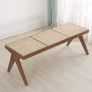 Full Wooden Breakth Stool, Long Stool, Stool, Stool, Wooden bench Household Restaurant Board, High Stool, Board Stool