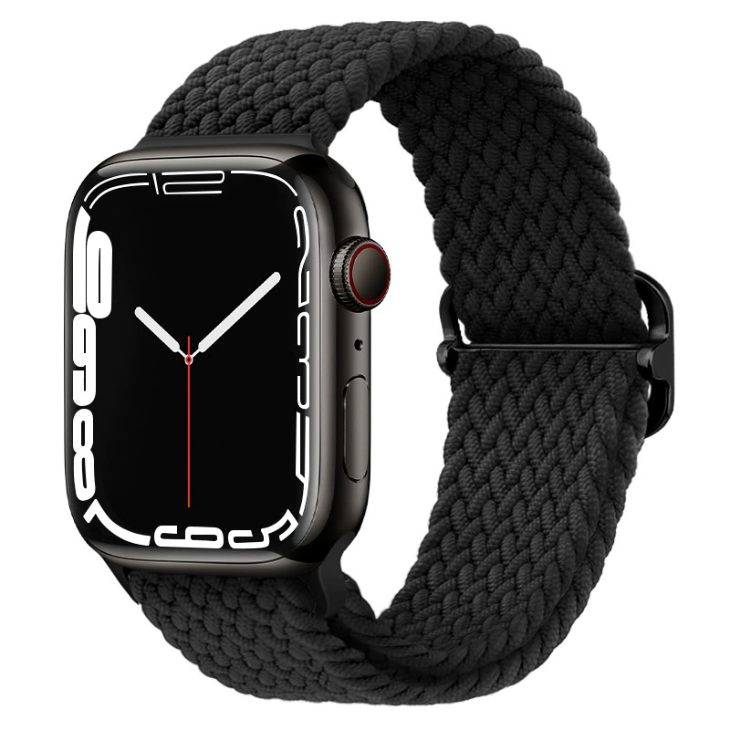 Смарт-ремешок Apple Watch подходит для Apple iWatch поколения 67891011 регулируемый нейлоновый переплетенный ремешок новый стиль