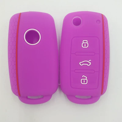 Volkswagen epoxy key case – Static Rod/Key Bag - purple-no-pattern-on-the-back