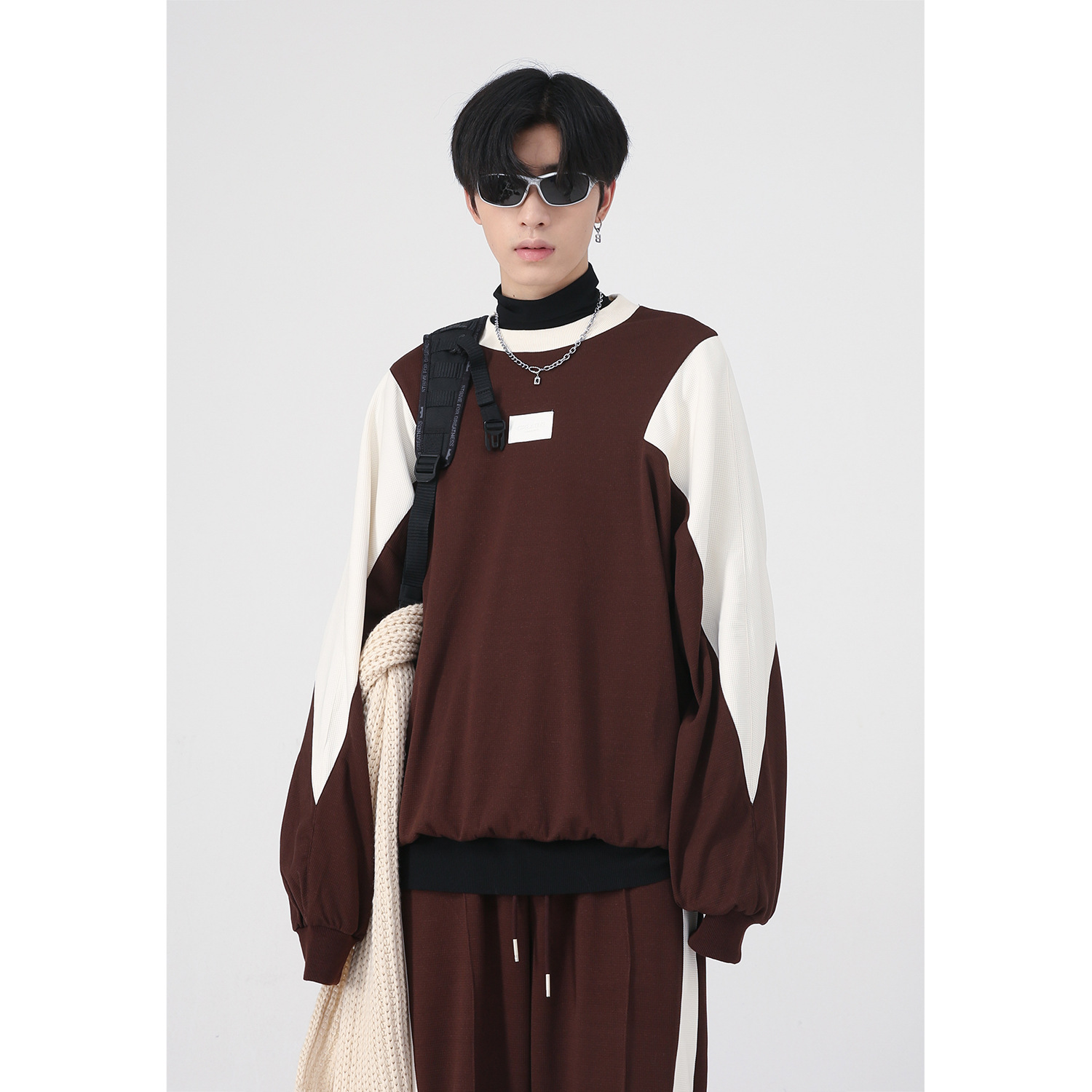 Mtlclothes ropa de Hombre | 2022 otoño nuevo coreano traje deportivo casual hombres y mujeres moda ins costura