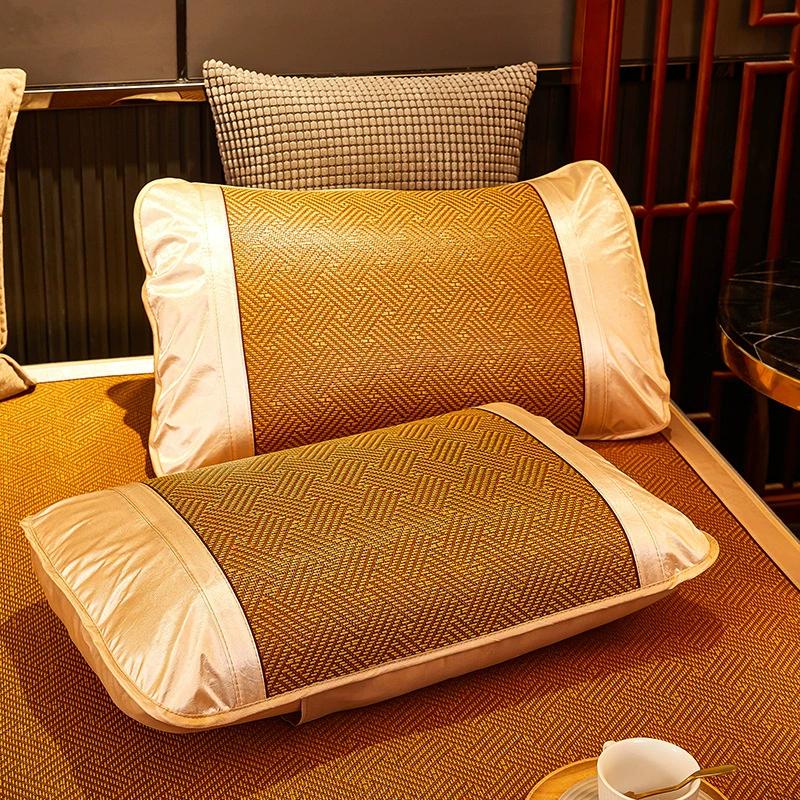 Cooling organic silk home foldable mat