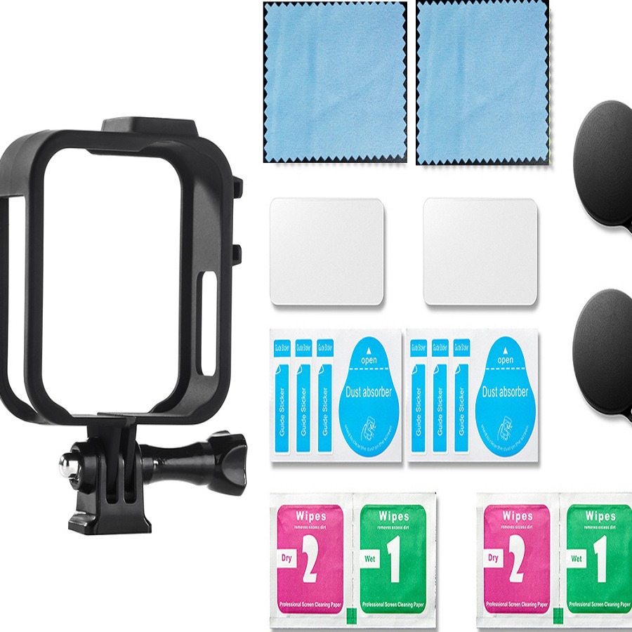 Aplicable a la jaula del perro de Gopro MAX 360 ° VR cámara panorámica marco plástico marco protector gopro traje