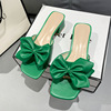 2023 Spring New products Shallow mouth High-heeled shoes bow Sandals Show thin Stiletto Sandals