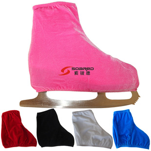 Velvet Skating Knife Shoe Cover Pattern Skating Knife Shoe Cover Ball Knife Shoe Cover Ice Shoe Cover Powder Blue Black Red White