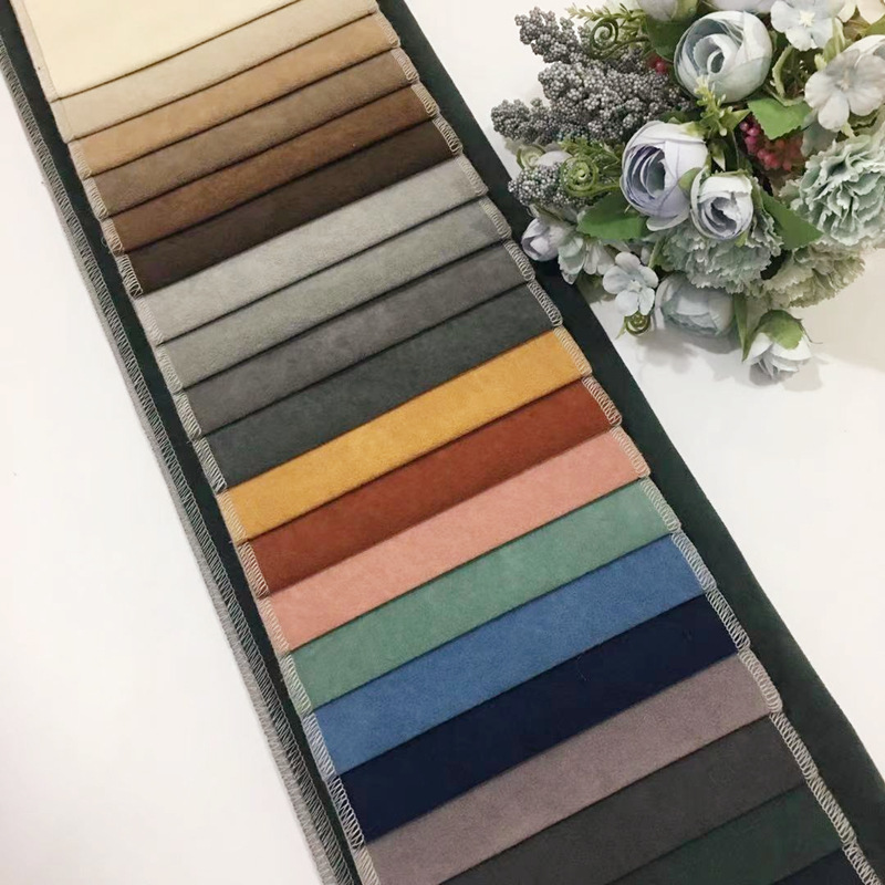 麂皮绒沙发套子布料 现货厂家抱枕坐垫套子狗窝面料