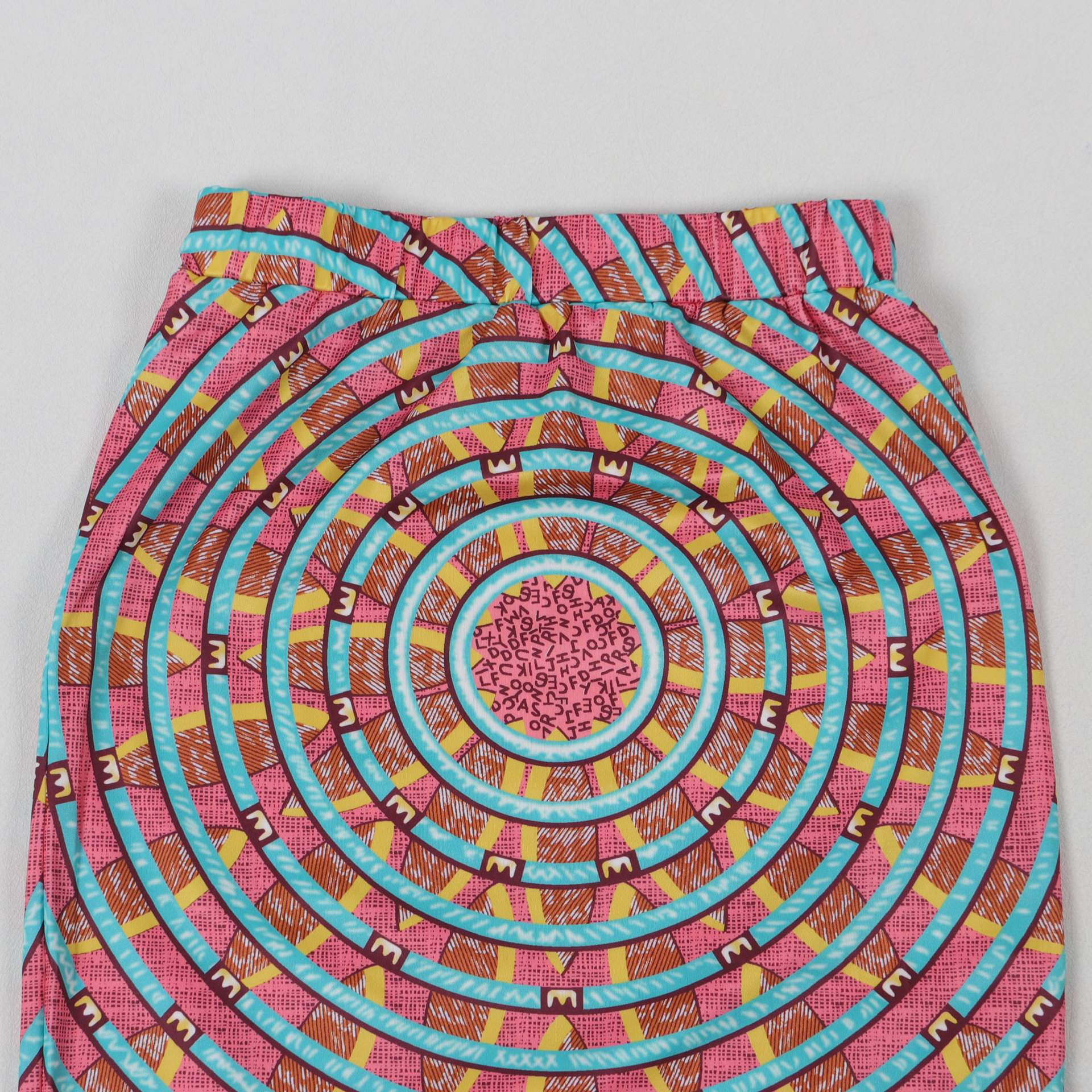 Women Spring Printed Top Hip Skirt Set