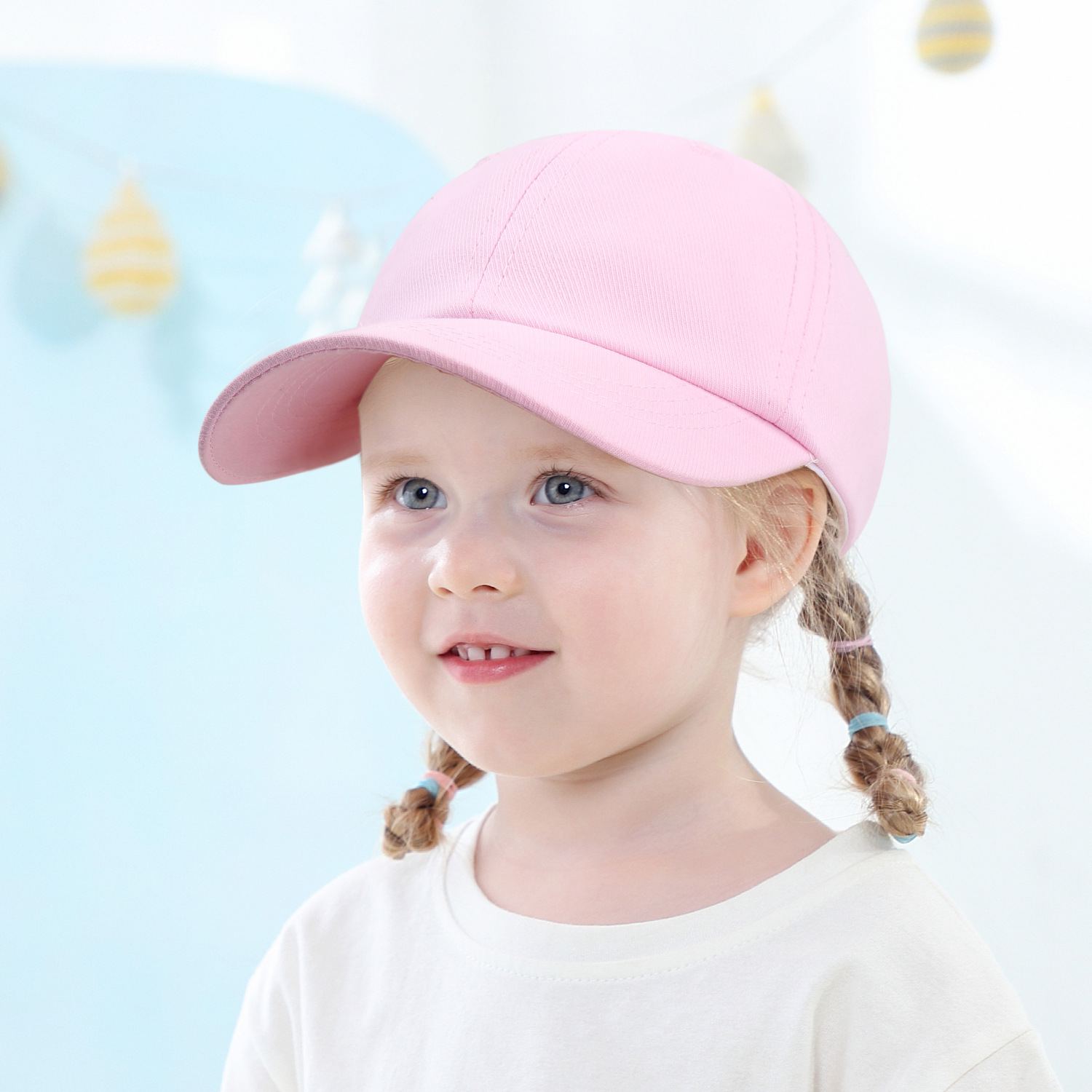 Children Unisex Basic Solid Color Baseball Cap display picture 2