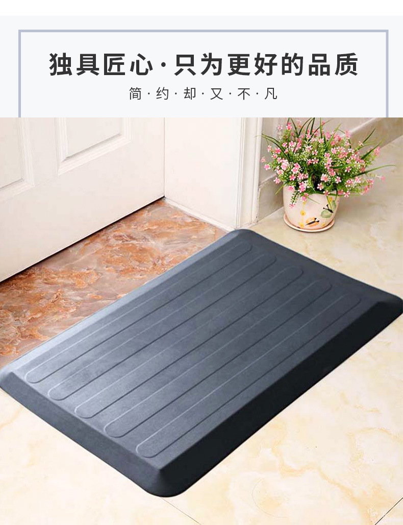 Alfombra de poliuretano impermeable y resistente al aceite Sain, alfombra suave antideslizante de poliuretano, alfombra lavable para el hogar y la cocina.