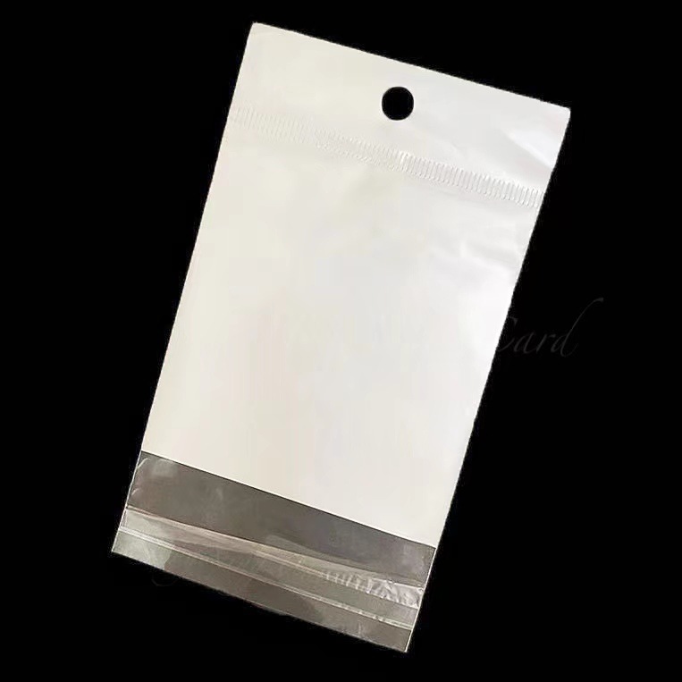 耳环袋子现货项链包装袋OPP袋手链袋平口带孔透明卡片挂孔包装袋