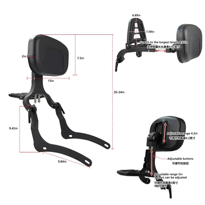 Suitable for Kawasaki Vnlcan: Motorcycle cushion