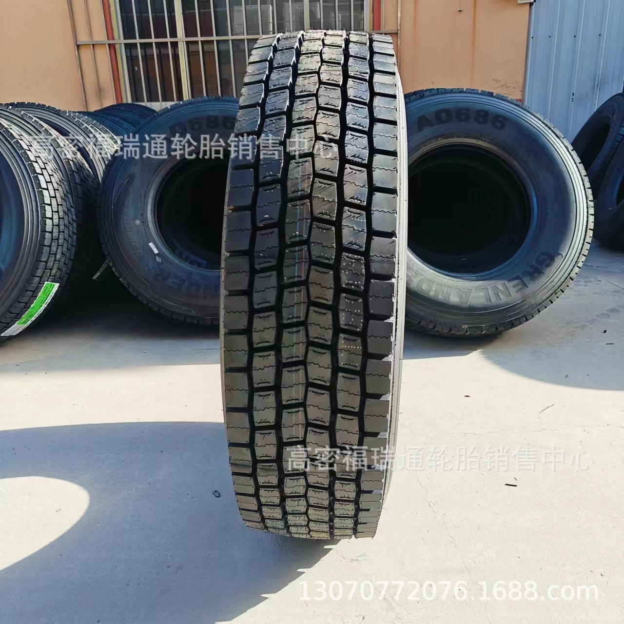 固兰达载重卡货车真空轮胎315/80R22.5 AD686花纹全钢丝耐磨轮胎