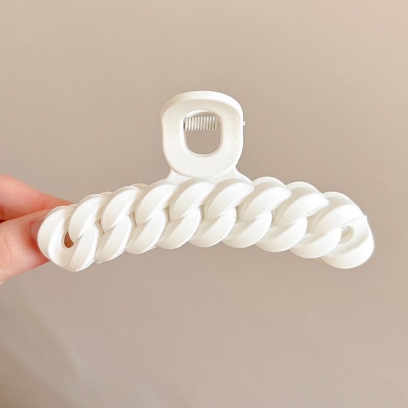 Acrílico grande, pinza de amor, pinza para el cabello, parte posterior de la cabeza femenina, pinza de tiburón, horquilla, pinza para el cabello, tocado, primavera y verano