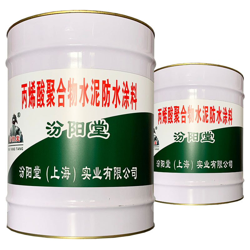 丙烯酸聚合物水泥防水涂料、包运输、丙烯酸聚合物涂料、价格实惠