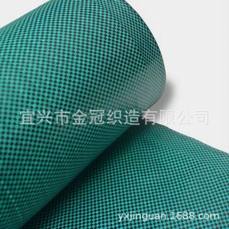 花园编织袋214cm145g黑绿色基布收纳密封防潮袋落叶杂物收集袋