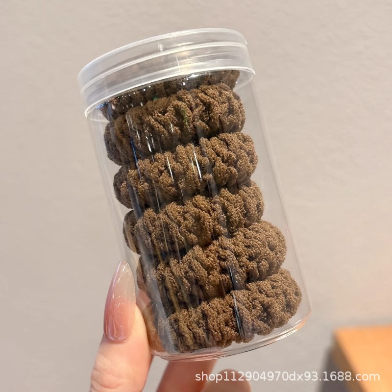 2025 nuevo estilo simple cabello de moda de alta elasticidad correa de correa de cabello multifuncional cubierta de cuero durable cabello bola adornamiento para el cabello