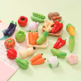 微景观写实食玩蔬菜 diy树脂饰品娃娃屋造景车载潮玩微缩E18