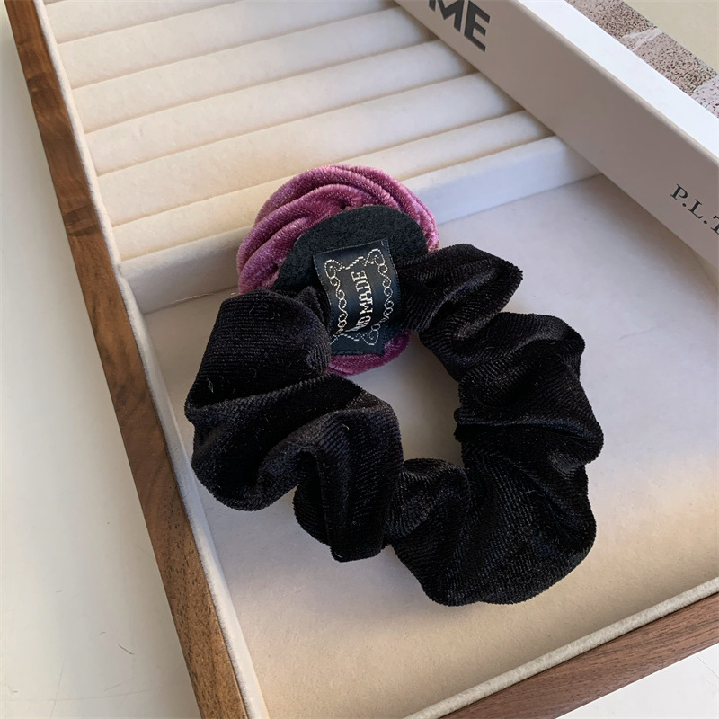 Women's Elegant Retro Romantic Rose Cloth Hair Tie display picture 6