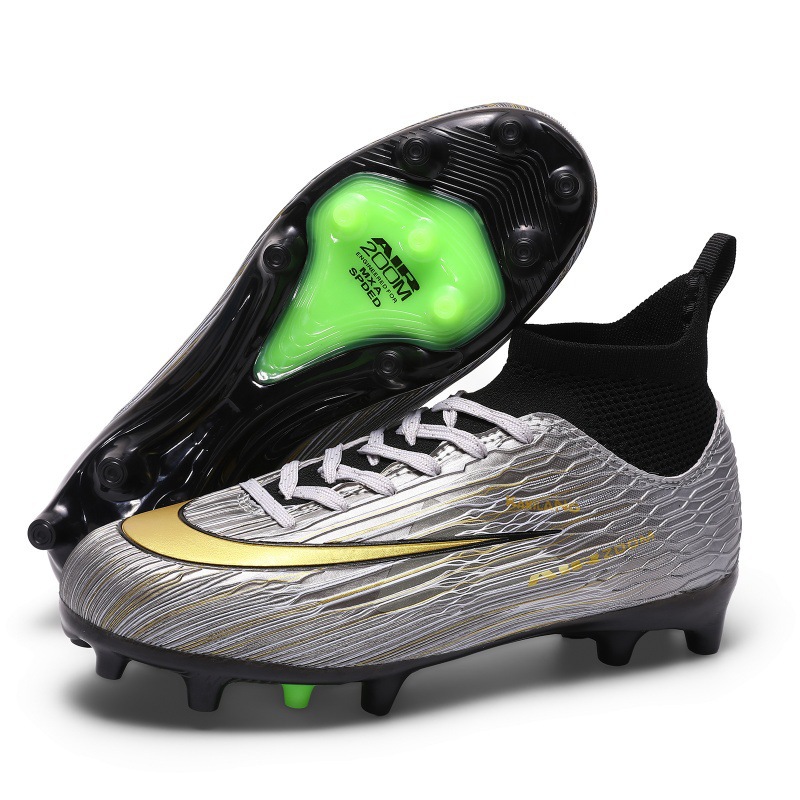 Zapatillas de Fútbol de Caña Alta TF de TPU Equilibrio para Césped Artificial y Fútbol