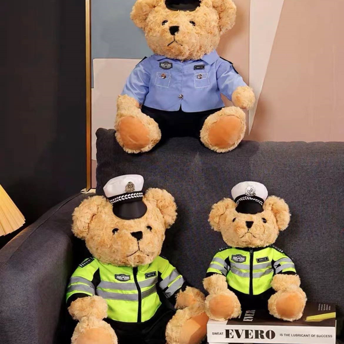 Police bear / About 25cm