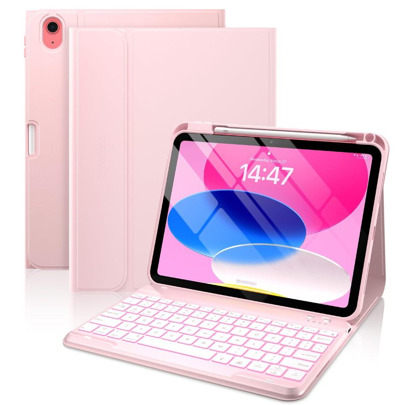 iPad11 A16 タブレット保護カバー 10.9Pro11 Bluetooth バックライト付きキーボード Air11 ペンスロットに適しています。|undefined