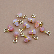 18K�~����Ȼʯ�һ���������J����diy����ʽ����������Ʒ���