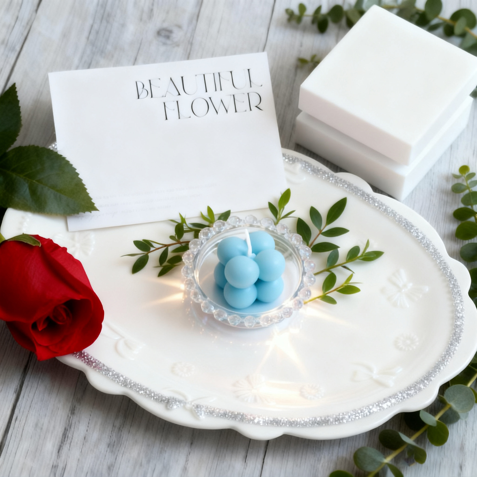 Duftlys i terningform dekorativt til hjemmet og gaveidé_voghion.com