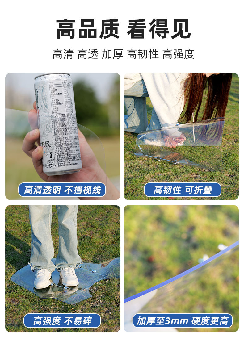Electric Vehicle Front Windshield Plexiglass, New Day Battery Vehicle Special Weatherproof Motorcycle Universal