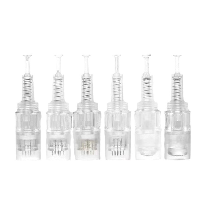 Microneedle eléctrico aguja nano chip microcrystal cabeza importación medio germen capa lanzadera aguja hilo bayoneta 12 pin cristal redondo
