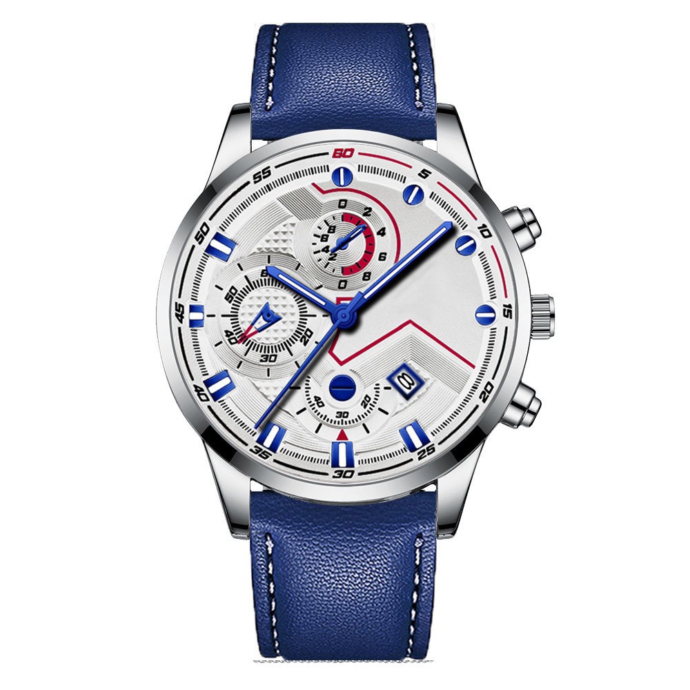 Explosions Men's Fashion Business Watch Luminous Hands with Calendar Quartz Watch_voghion.com