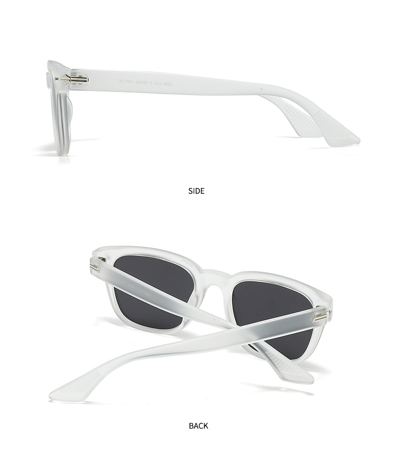 Square Polarised Sunglasses For Men And Women Large Frame Style_voghion.com