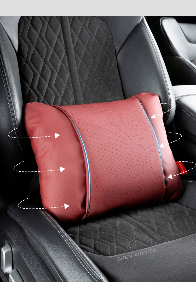 Suitable for Hyundai ix35 Rena ix25 Langding Car Headrest Neck Pillow Car Interior Decoration Modification Accessories