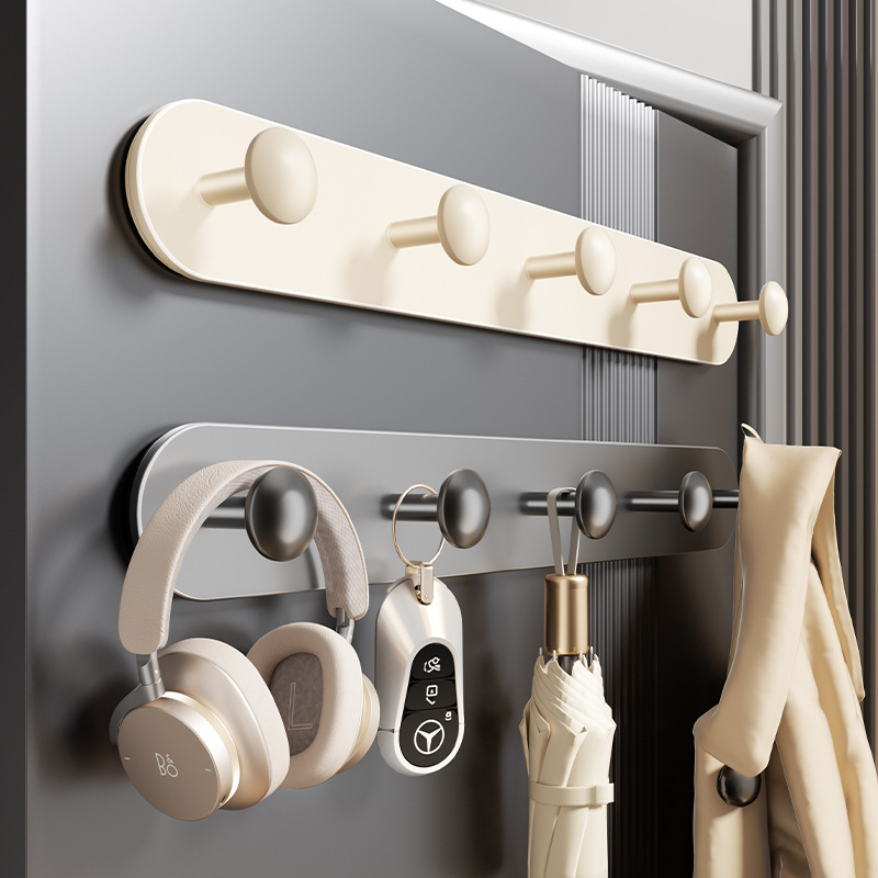 Magnetic Door Hooks, No Drilling Required, for Entryway, Anti-Theft Door, Coat Hooks, Hangers, Key and Bag Storage Magnetic Door Hooks, No Drilling Required, for Entryway, Anti-Theft Door, Coat Hooks, Hangers, Key and Bag Storage