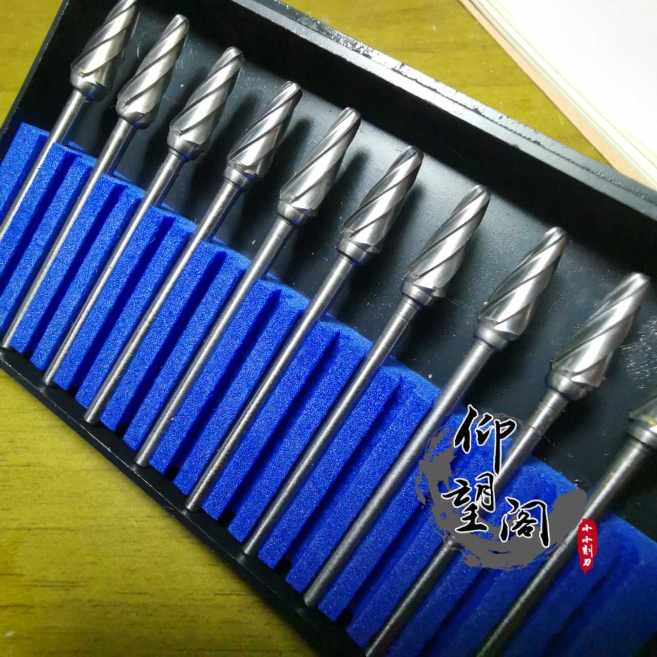 W5PQ2.35鎢鋼圓頭傘刀橄欖核木雕刻刀牙機打胚修型刀頭仰望閣小小