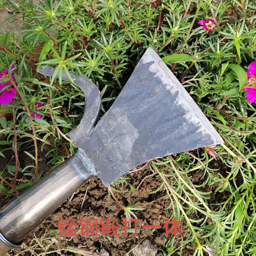 Tree plowing shovel high-altitude thickened steel channel manganese steel tree shovel with hook knife agricultural ice shovel tree channel tree bark shovel outdoor