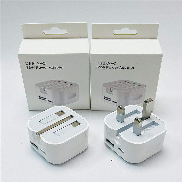 国境を越えたデュアルポート A+C 急速充電 35W 充電器携帯電話米国および英国標準 20W Apple 85% off スタック充電ヘッドに適しています|undefined