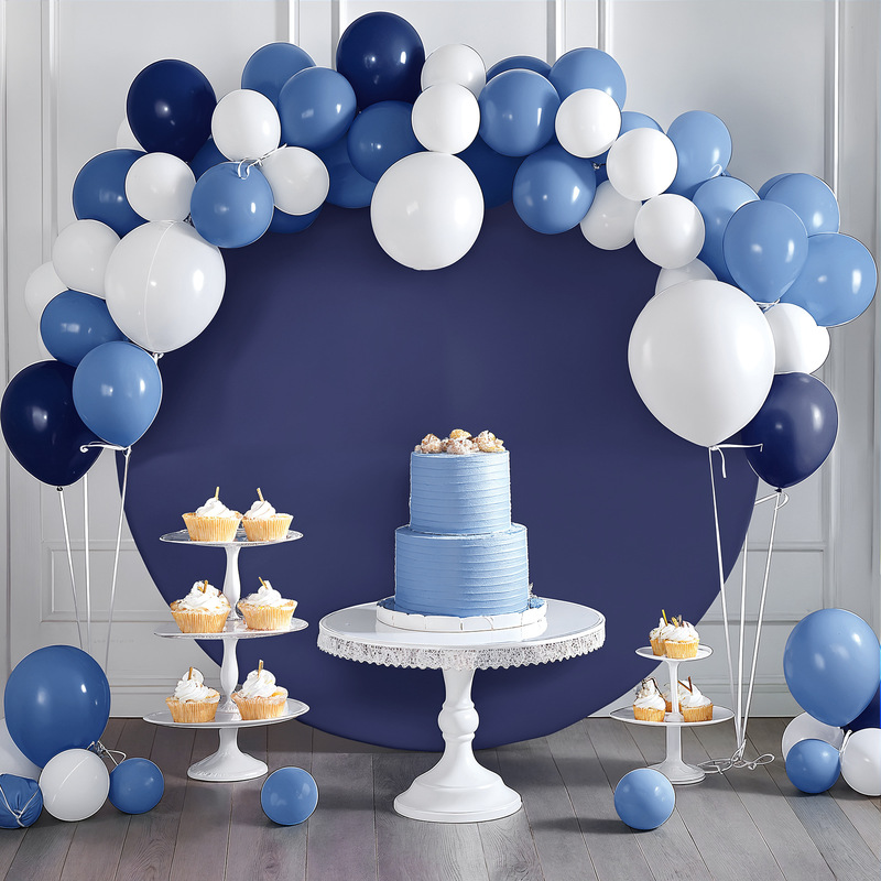 クロスボーダーハロウィン装飾ライブルーム背景しわ防止布カバー結婚式ハイエンド誕生日パーティーラウンド背景布|undefined